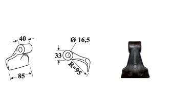 Молоток FP033F16 для мульчера 