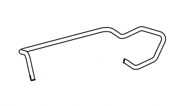 Фиксатор для индивидуальной опоры 6/10 оцинкованный с одной ножкой Фиксатор для индивидуальной опоры 6/10 оцинкованный с одной ножкой