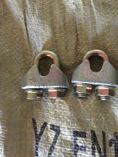 Зажим канатный DIN 1142 6.5 мм Зажим канатный DIN 1142 6.5 мм